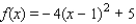 <strong>Express the function in the form of </strong> A) B) C) D) E)