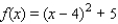 <strong>Express the function in the form of </strong> A) B) C) D) E)