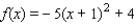 <strong>Express the function in the form of . </strong> A) B) C) D) E)