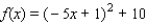 <strong>Express the function in the form of . </strong> A) B) C) D) E)