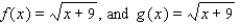 Find the domain of   .  