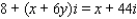<strong>Find the values of x and y, where x and y are real numbers. </strong> A) B) C) D) E)
