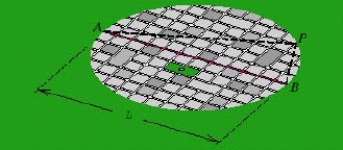 <strong>The boundary of a city is a circle of diameter L = 7 miles. As shown in the figure, a straight highway runs through the center of the city from A to B. The highway department is planning to build a 8-mile-long freeway from A to a point P on the outskirts and then to B. Find the distance from A to P. (Hint: APB is a right triangle.) Round the answer to the nearest tenth of a mile. </strong> A) B) C) D) E)