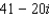 <strong>Write the expression in the form , where a and b are real numbers.</strong> A) B) C) D) E)