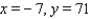 <strong>Find the values of x and y, where x and y are real numbers. </strong> A) B) C) D) E)