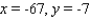 <strong>Find the values of x and y, where x and y are real numbers. </strong> A) B) C) D) E)