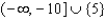 <strong>Solve the inequality. </strong> A) B) C) D) E)