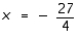 <strong>Solve the equation. </strong> A) B) C) D) E)no solution