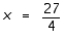<strong>Solve the equation. </strong> A) B) C) D) E)no solution