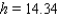 <strong>A stained-glass window is being designed in the shape of a rectangle surmounted by a semicircle, as shown in the figure. The width of the window is to be 2 feet, but the height h is yet to be determined. If 22 ft <sup> 2 </sup> of glass is to be used, find the height h. </strong> A) feet B) feet C) feet D) feet E) feet