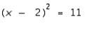 Solve the equation by using the special quadratic equation.