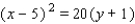 <strong>Find an equation of the parabola that satisfies the condition. Focus , directrix </strong> A) B) C) D) E)