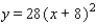 <strong>Find an equation of the parabola that satisfies the condition. Vertex , focus </strong> A) B) C) D) E)