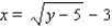 <strong>Find an equation for the indicated half of the parabola. </strong> A) B) C) D) E)