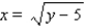 <strong>Find an equation for the indicated half of the parabola. </strong> A) B) C) D) E)