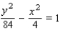 <strong>Find an equation for the hyperbola that has its center at the origin and satisfies the given conditions. </strong> A) B) C) D) E)