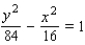 <strong>Find an equation for the hyperbola that has its center at the origin and satisfies the given conditions. </strong> A) B) C) D) E)