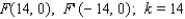 <strong>Find an equation for the set of points in an xy-plane such that the difference of the distances from F and F ' is k. </strong> A) B) C) D) E)