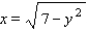 <strong>Find an equation in x and y whose graph contains the points on the curve C. </strong> A) B) C) D) E)