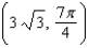 <strong>Change the rectangular coordinates to polar coordinates with and .</strong> A) B) C) D) E)