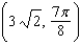<strong>Change the rectangular coordinates to polar coordinates with and .</strong> A) B) C) D) E)
