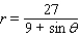 <strong>Find a polar equation of the conic with focus at the pole that has the eccentricity and equation of directrix. </strong> A) B) C) D) E)