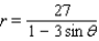 <strong>Find a polar equation of the conic with focus at the pole that has the eccentricity and equation of directrix. </strong> A) B) C) D) E)