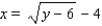 <strong>Find an equation for the indicated half of the parabola. </strong> A) B) C) D) E)