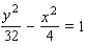 <strong>Find an equation for the hyperbola that has its center at the origin and satisfies the given conditions. </strong> A) B) C) D) E)