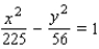 <strong>Find an equation for the set of points in an xy-plane such that the difference of the distances from F and F ' is k. </strong> A) B) C) D) E)