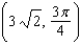 <strong>Change the rectangular coordinates to polar coordinates with and .</strong> A) B) C) D) E)