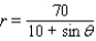 <strong>Find a polar equation of the conic with focus at the pole that has the eccentricity and equation of directrix. </strong> A) B) C) D) E)