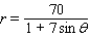 <strong>Find a polar equation of the conic with focus at the pole that has the eccentricity and equation of directrix. </strong> A) B) C) D) E)