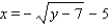<strong>Find an equation for the indicated half of the parabola. </strong> A) B) C) D) E)
