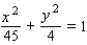 <strong>Find an equation for the ellipse that has its center at the origin and satisfies the conditions. </strong> A) B) C) D) E)
