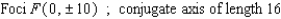 <strong>Find an equation for the hyperbola that has its center at the origin and satisfies the given conditions. </strong> A) B) C) D) E)