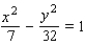 <strong>Find an equation for the set of points in an xy-plane such that the difference of the distances from F and F ' is k. </strong> A) B) C) D) E)