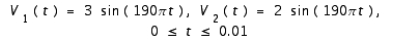 <strong>Lissajous figures are used in the study of electrical circuits to determine the phase difference between a known voltage and an unknown voltage having the same frequency. The voltages are graphed parametrically as and . If is acute, then where y<sub> </sub><sub>int</sub><sub> </sub> is the nonnegative y -intercept and y<sub> max </sub> is the maximum y-value on the curve. Graph the parametric curve and use the graph to approximate in degrees if </strong> A) B) C) D) E)