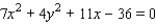 <strong>Find an equation in x and y for the polar equation. </strong> A) B) C) D) E)