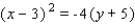 <strong>Find an equation for the set of points in an xy-plane that are equidistant from the point P and the line l. </strong> A) B) C) D) E)