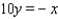 Find a polar equation in r and that has the same graph as the equation in x and y.
