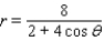 Sketch the graph of the polar equation  