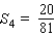 <strong>Find the fourth partial sum for the given sequence. </strong> A) B) C) D) E)