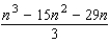 <strong>Express the sum in terms of n. (Hint: Use the theorem on sums to write the sum as . Next, use the following formulas and the theorem on the sum of a constant.)</strong> A) B) C) D) E)