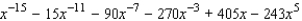 <strong>Use the binomial theorem to expand and simplify. </strong> A) B) C) D) E)