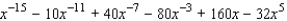 <strong>Use the binomial theorem to expand and simplify. </strong> A) B) C) D) E)