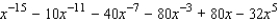 <strong>Use the binomial theorem to expand and simplify. </strong> A) B) C) D) E)