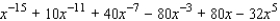 <strong>Use the binomial theorem to expand and simplify. </strong> A) B) C) D) E)