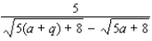 <strong>Rationalize the numerator. </strong> A) B) C) D) E)
