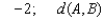 <strong>The two given numbers are coordinates of points and , respectively, on a coordinate line. Express the indicated statement as an inequality involving the absolute value symbol. , is at least </strong> A) B) C) D) E)